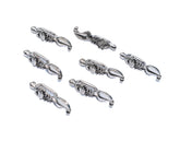 Silver Kholapuri Beads 28MM Per Packet of 10 Pcs- (KBP-001)